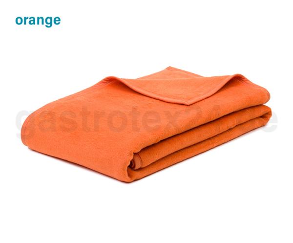 Wohndecke "Arizona" 150/200 cm - Mischgewebe - pflegeleicht - 450 gr/qm - Farbe: orange